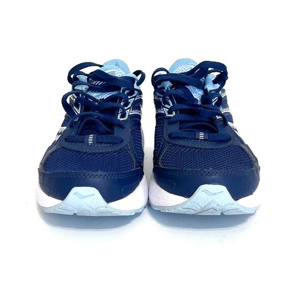 Saucony Cohesion 14 Womens Sneakers Size 7 Blue Athletic Running Training Gym - Picture 6 of 9